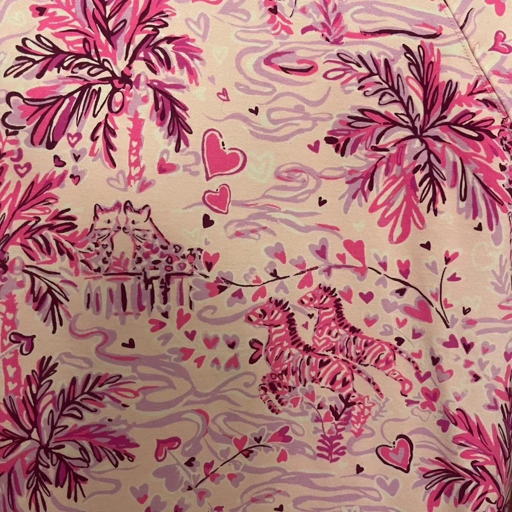 Lilly Pulitzer Pink and Purple Patterned Blouse - Picture 5 of 7